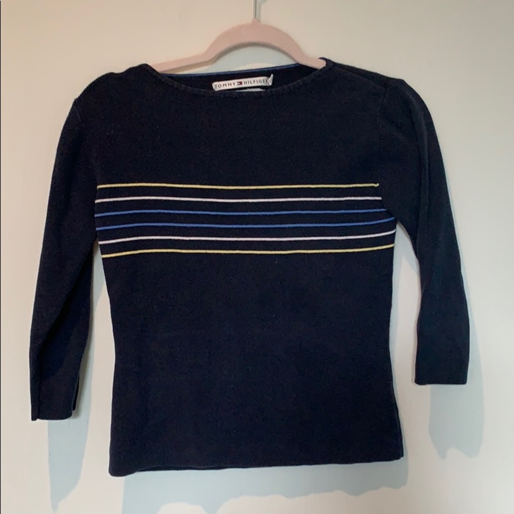 Multicolor Navy Sweater